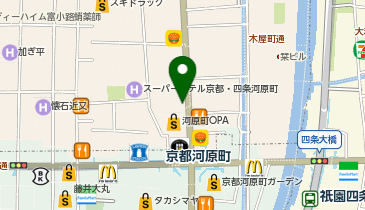 ちいかわらんど キデイランド京都四条河原町店の地図画像