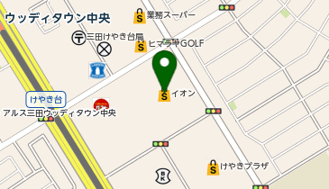 英会話イーオン イオン三田ウッディタウン校の地図画像