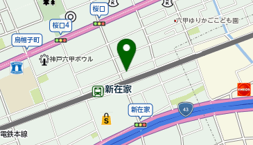 串かつ酒場 咲く咲くの地図画像