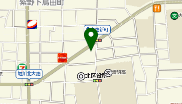 京都陣屋の地図画像