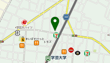 個室焼肉 郷の地図画像