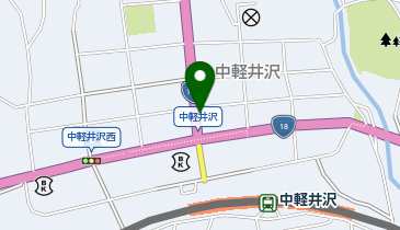 バターサンドラボ軽井沢の地図画像