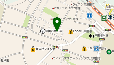 YOSA PARK VERA(ヨサ パーク ベラ) 津田沼店の地図画像