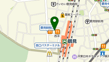 京ほのか 鶴見西口店の地図画像