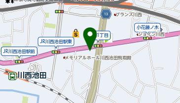 個室炊き肉円(kyu) 川西店の地図画像