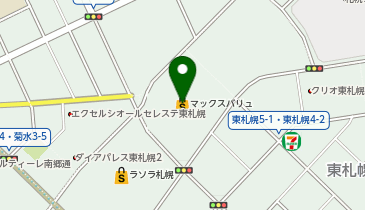 マックスバリュ ラソラ札幌店の地図画像