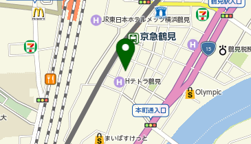壱角家 京急鶴見店の地図画像