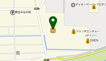 Dear(ディア) パティズ島田店の地図画像