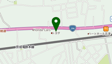 アップル 勝田台店の地図画像