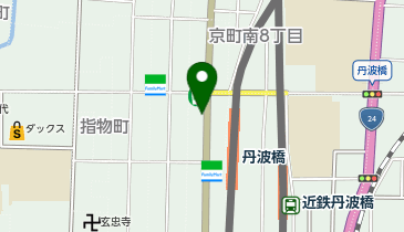 ヘアカラー専門店カラープラス 丹波橋店の地図画像