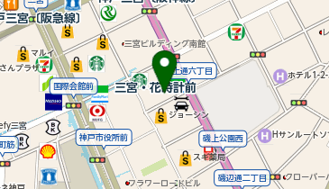 WeWork(ウィーワーク) 三宮プラザ Eastの地図画像