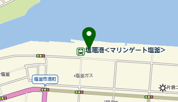 塩竈市津波防災センターの地図画像