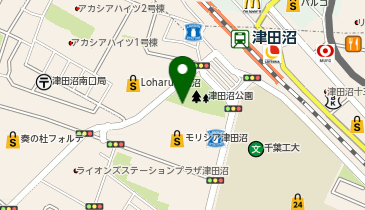 モリシアホールの地図画像