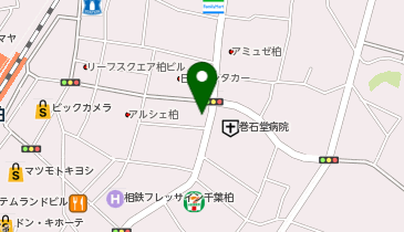 四谷学院 柏校の地図画像