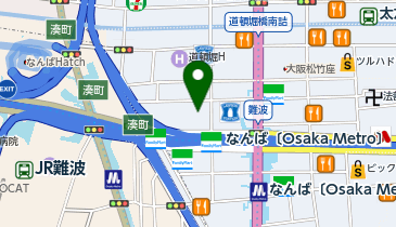 四谷学院 なんば校の地図画像
