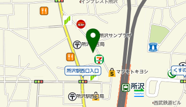 てけてけ 所沢プロぺ通り店の地図画像