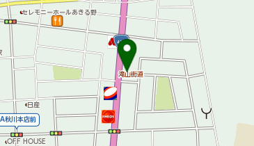 梅林堂 秋川店の地図画像