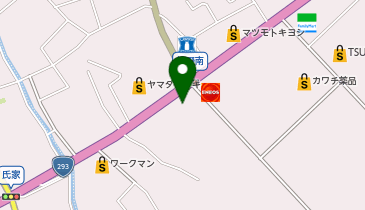 横浜家系ラーメン さくら 魂心家の地図画像
