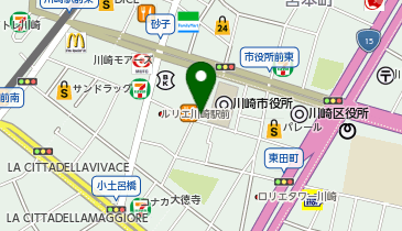 串焼き 勝元の地図画像