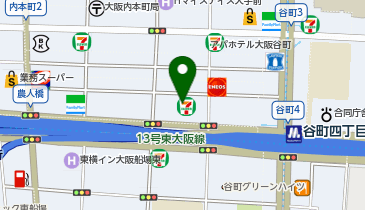 大阪労働局 職業安定部の地図画像
