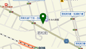 コインランドリー 若松店の地図画像