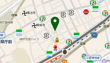 神戸元町彫金工房の地図画像