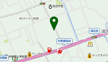 JA糸島 農機施設課の地図画像