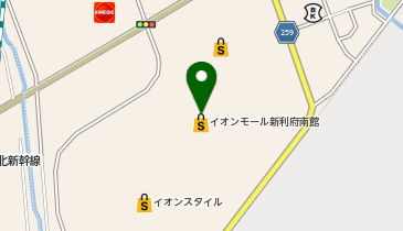 QBハウス(キュービーハウス) イオンモール新利府 南館店の地図画像