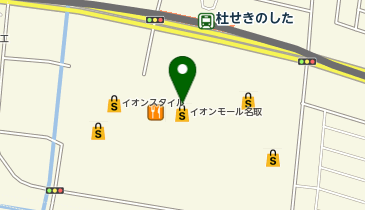 QBハウス(キュービーハウス) イオンモール名取店の地図画像