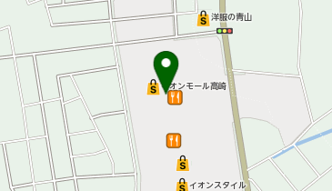 QBハウス(キュービーハウス) イオンモール高崎店の地図画像