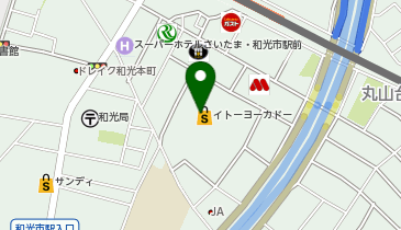 QBハウス(キュービーハウス) イトーヨーカドー和光店の地図画像