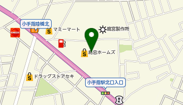 QBハウス(キュービーハウス) ホームズ所沢店の地図画像