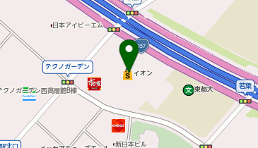 QBハウス(キュービーハウス) イオン海浜幕張店の地図画像