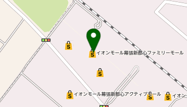 QBハウス(キュービーハウス) イオンモール幕張新都心店の地図画像