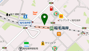 QBハウス(キュービーハウス) 稲毛海岸駅店の地図画像