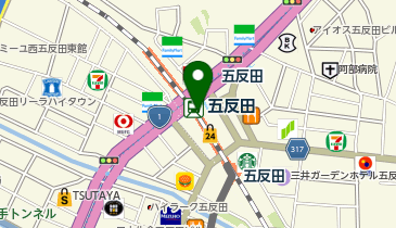 QBハウス(キュービーハウス) アトレ五反田店の地図画像