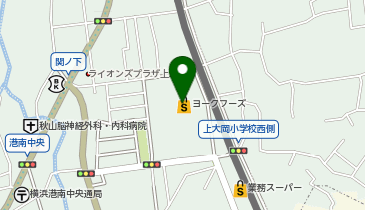 QBハウス(キュービーハウス) ヨークフーズ上大岡店の地図画像