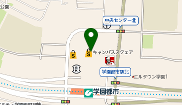 QBハウス(キュービーハウス) キャンパススクエア店の地図画像