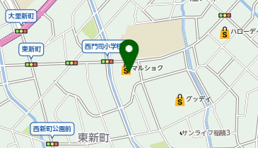 QBハウス(キュービーハウス) マルショク西門司店の地図画像