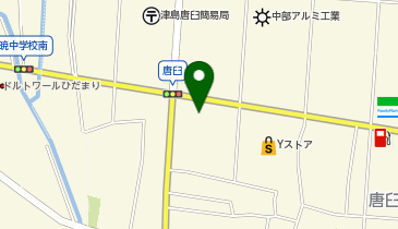 鶏笑 津島唐臼町店の地図画像