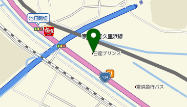 日産プリンス神奈川販売株式会社 横須賀池田店の地図画像