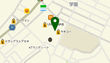 銀座コージーコーナー ヤオコー伊奈店の地図画像