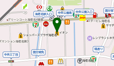 アフラックサービスショップ イオン海老名店の地図画像