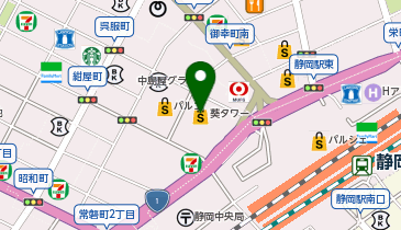 酒舗 世界長 葵タワー店の地図画像