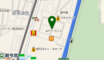 かわち屋 本店の地図画像