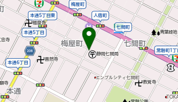 まぐろのみなみ 人宿町店の地図画像