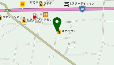 ガシャポンのデパート ゆめタウン八女店の地図画像