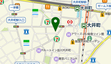 ハイアルチ 大井町スタジオの地図画像