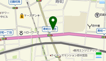 ファディー コープ府中寿町店の地図画像