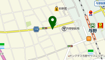 ホップとリップの地図画像